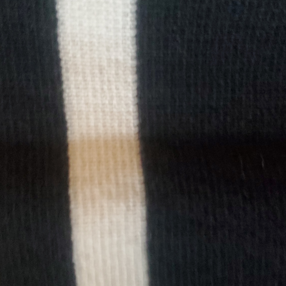 Free People Black and White Striped Crew Neck Sweater - Picture 4 of 5